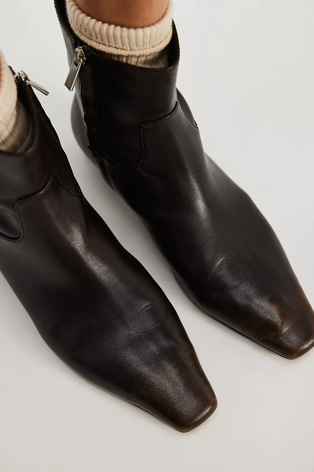 Easy Does It Vegan Ankle Boot in Chocolate