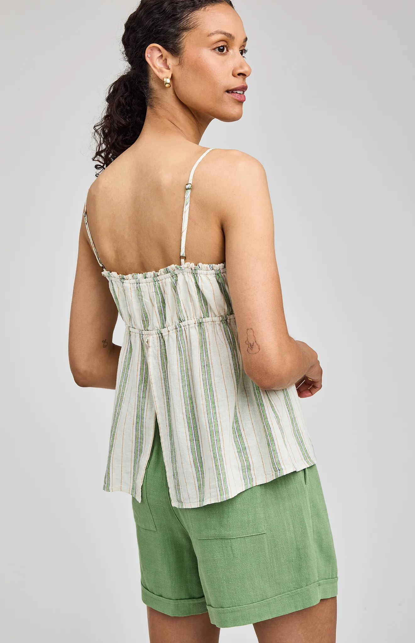 Rosie Tank Top | Cream Stripe