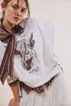 WTF Graphic Camden Pullover| Highland Cow