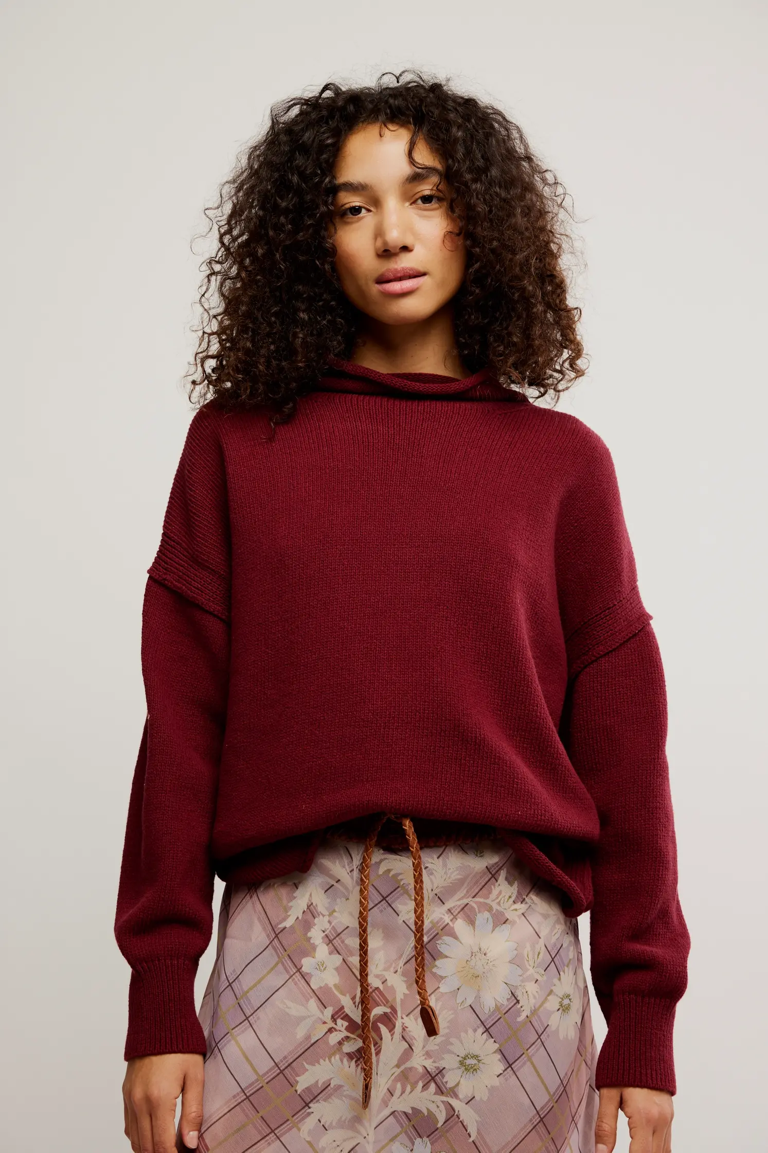 Torres Roll Neck in Wine
