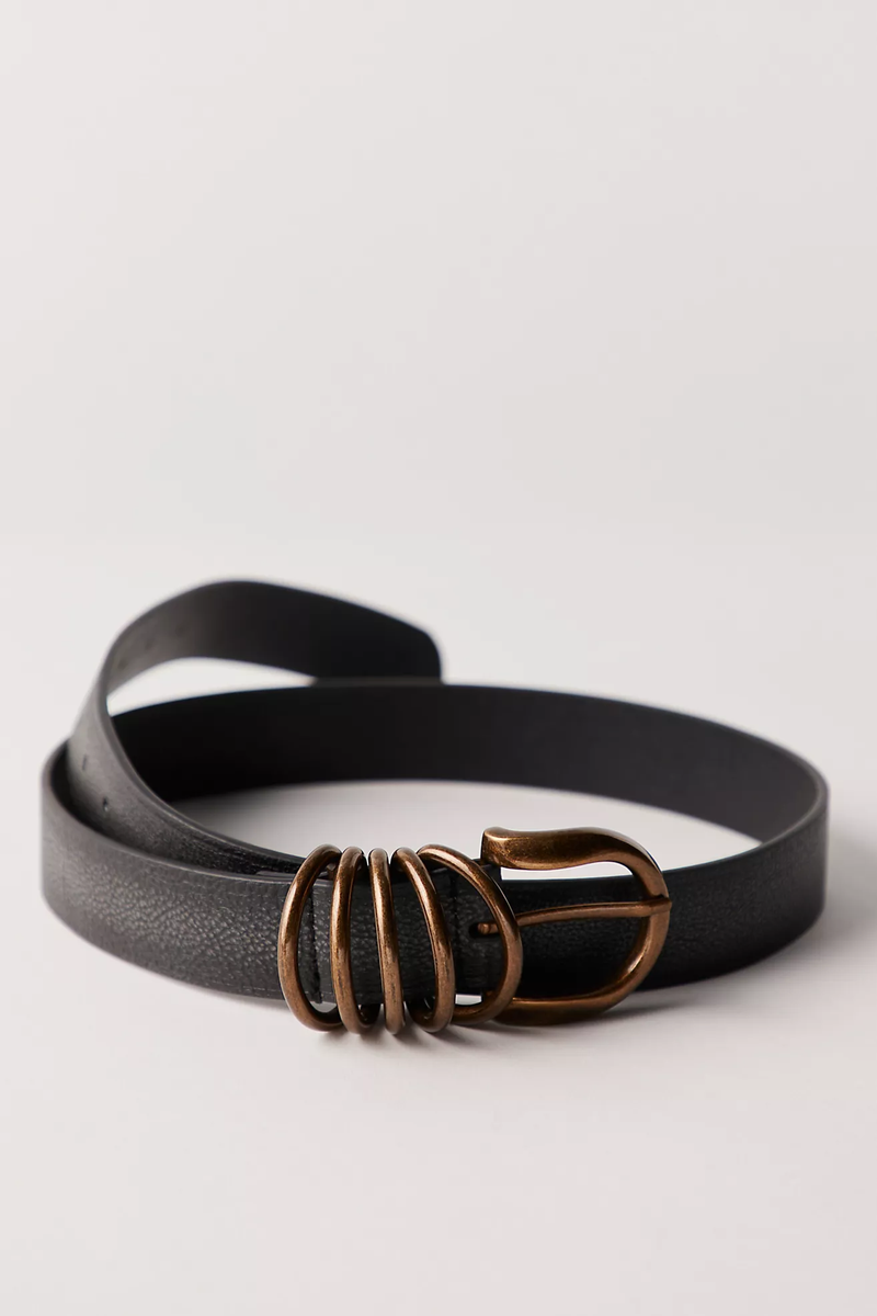 Rori Leather Belt in Black