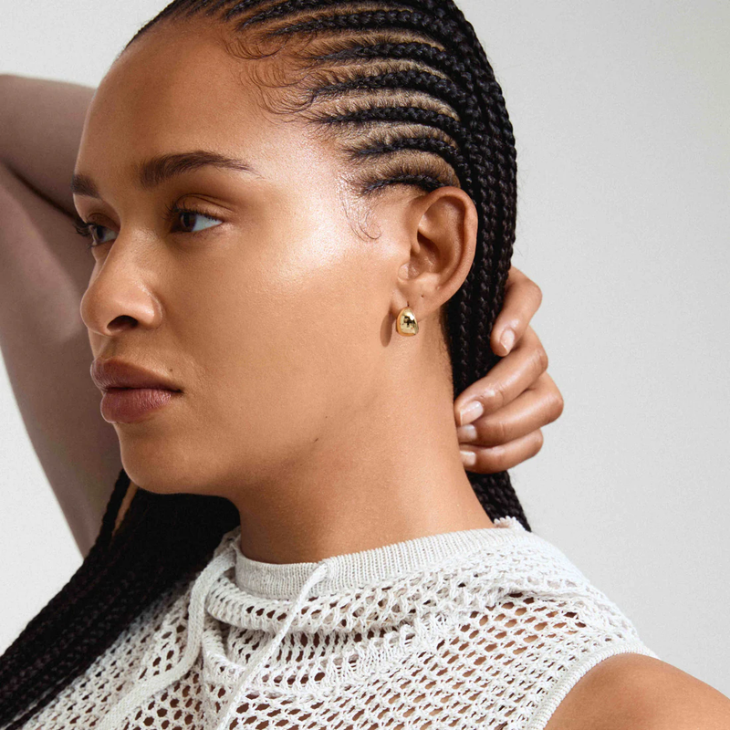 JUA CHUNKY HOOP EARRING