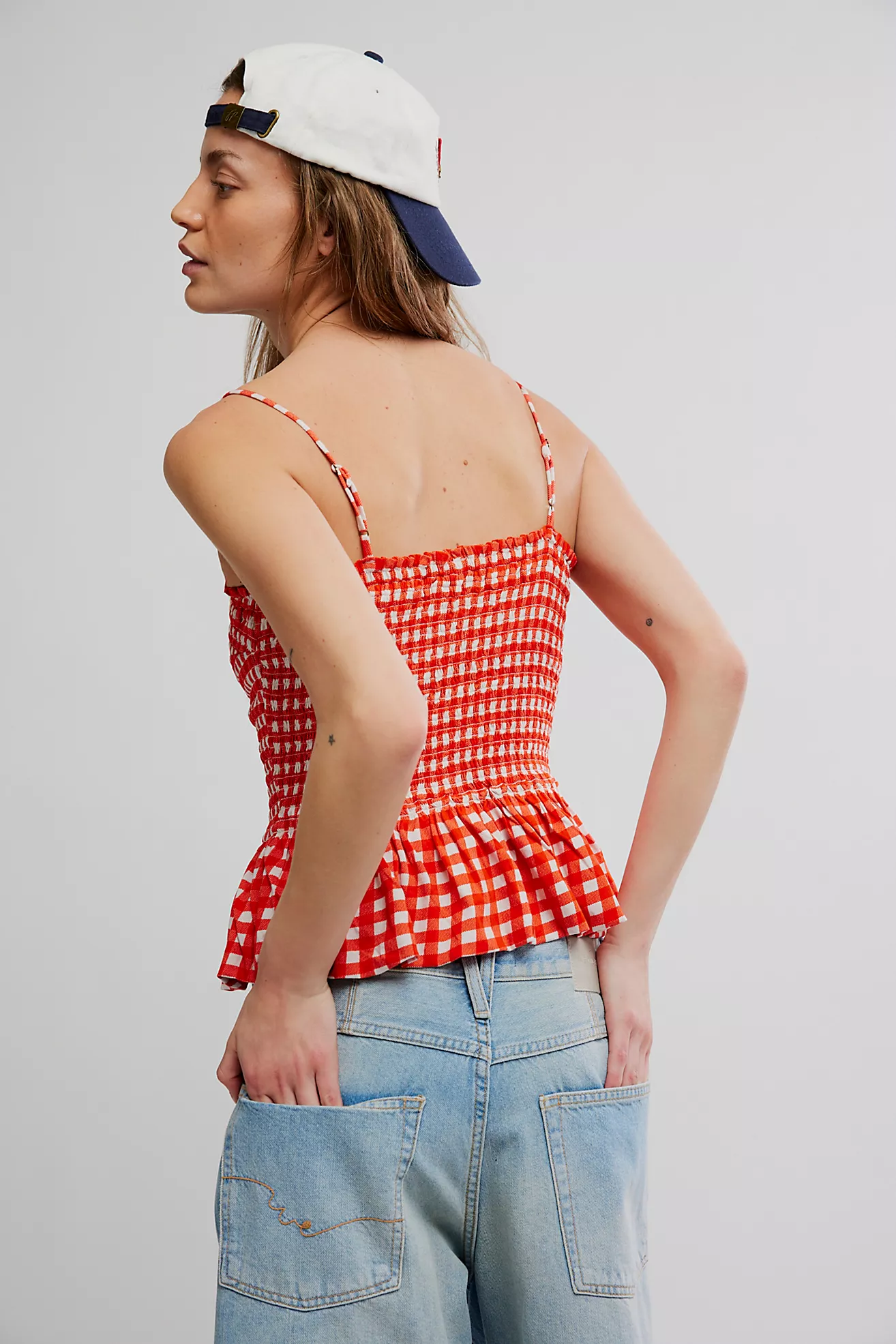 Sundance Tank | Red Gingham Combo