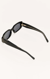 Off Duty Polarized Sunglasses in Black Grey