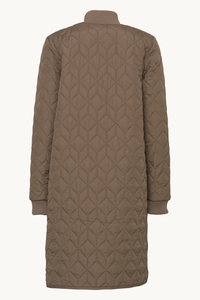 Art 06 Quilted Jacket in Mud
