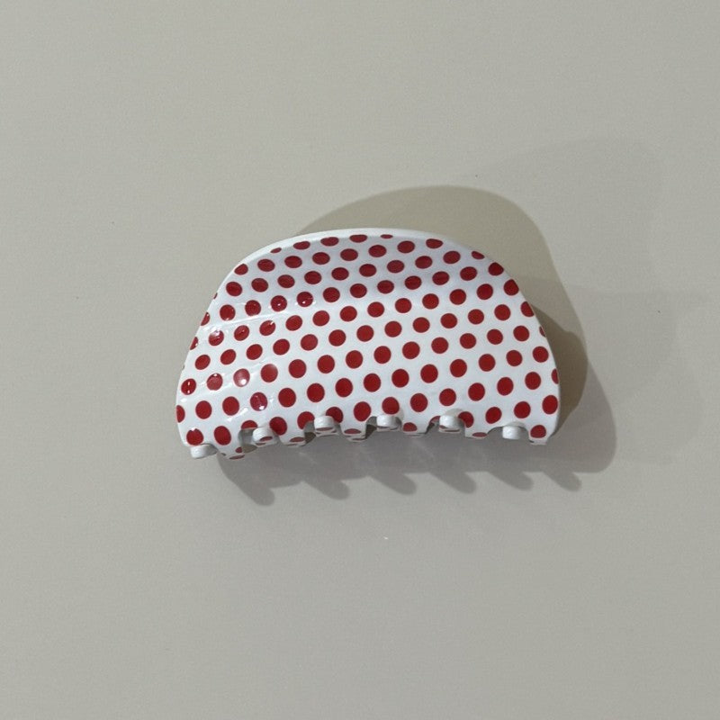 Polka Dot Claw Clip