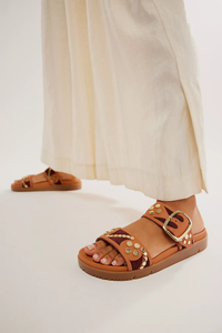 Revelry Studded Sandals in Vachetta