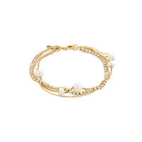 BREEZE PEARL + CRYSTAL BRACELET
