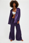 Dreamy Days Solid PJ Set in Grape