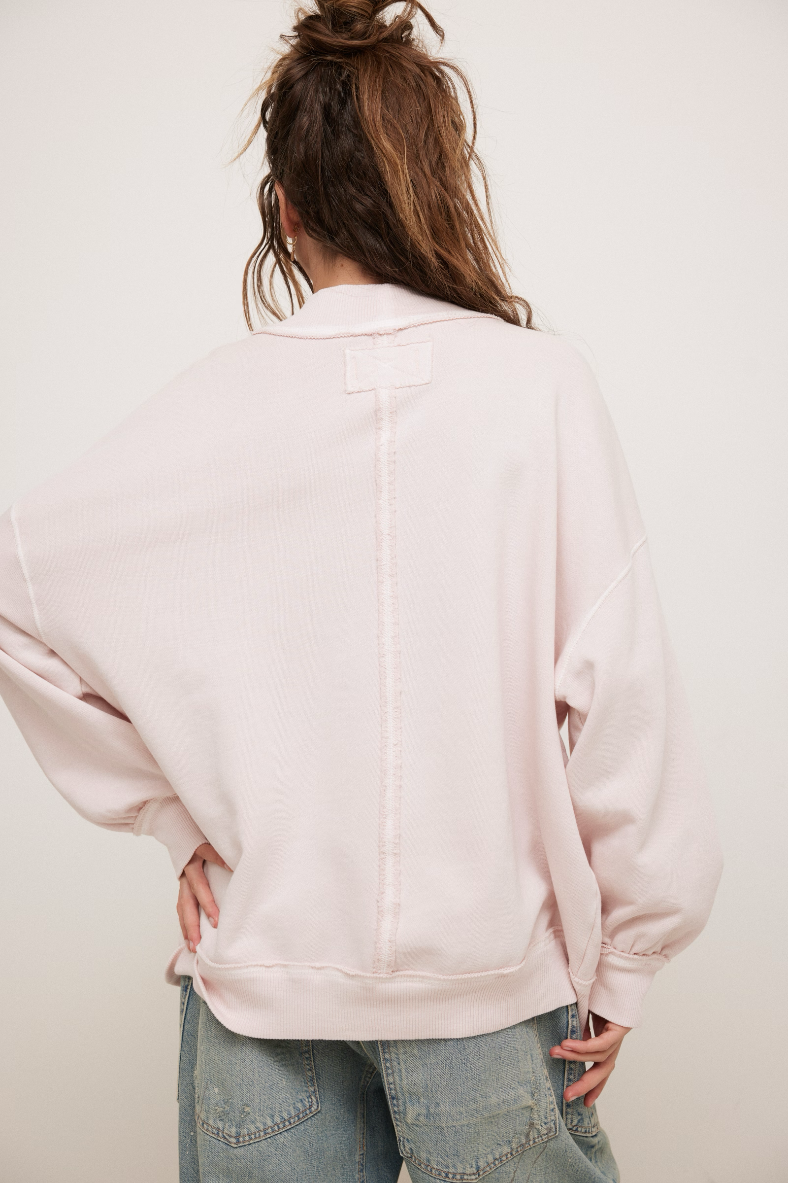 Palm Springs Pullover in Mauve Chalk