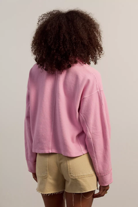 WTF Celeste Quarter Zip | Humming Bird Pink
