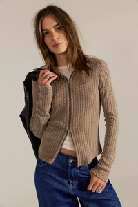 WTF Brunch Girl Zip-Up | Dusted Coco