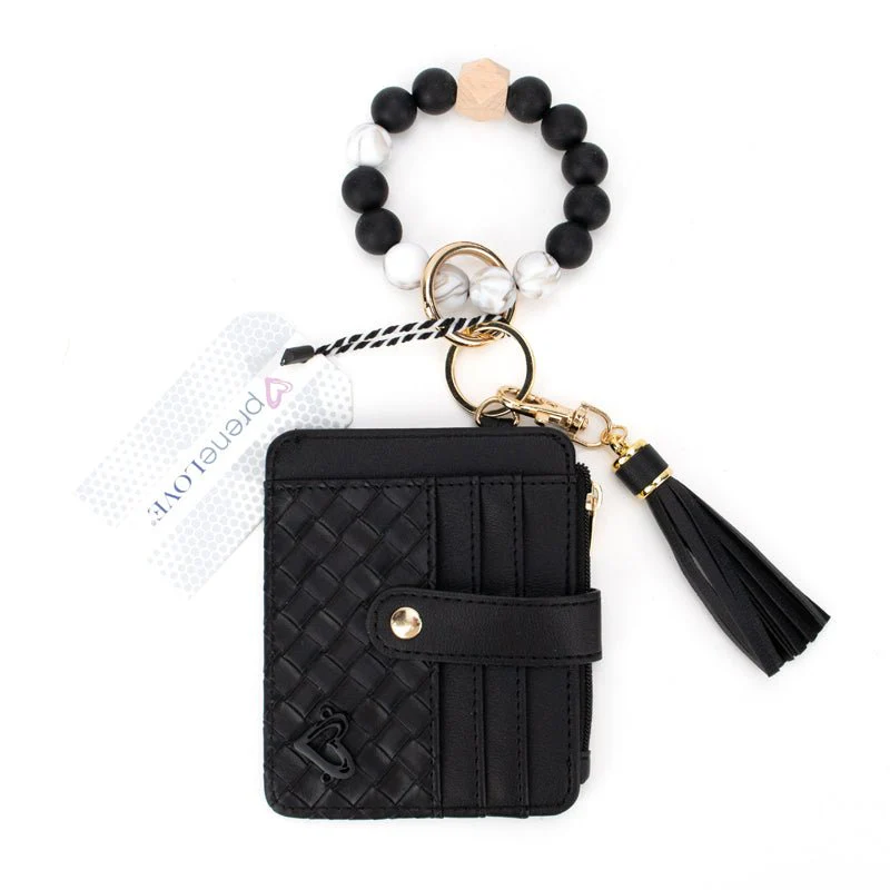 Calgary Bracelet Card Case in Black