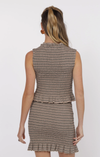 One & Only Stripe Knit Smocked Tank