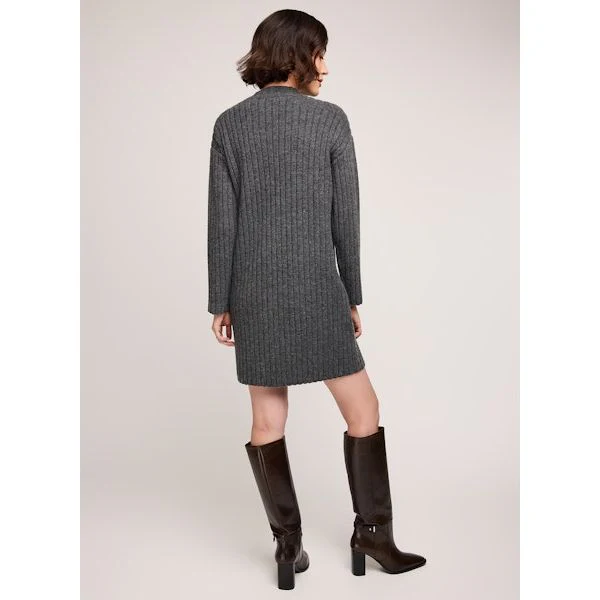 Yvette Sweater Dress | Heather Charcoal