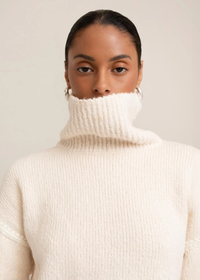 Ari Turtle Neck | Cream