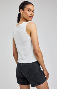 Rebel Knit Tank | White