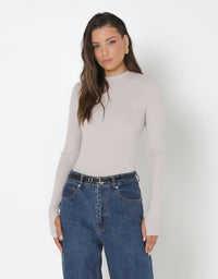 Cassidy Top in Oyster