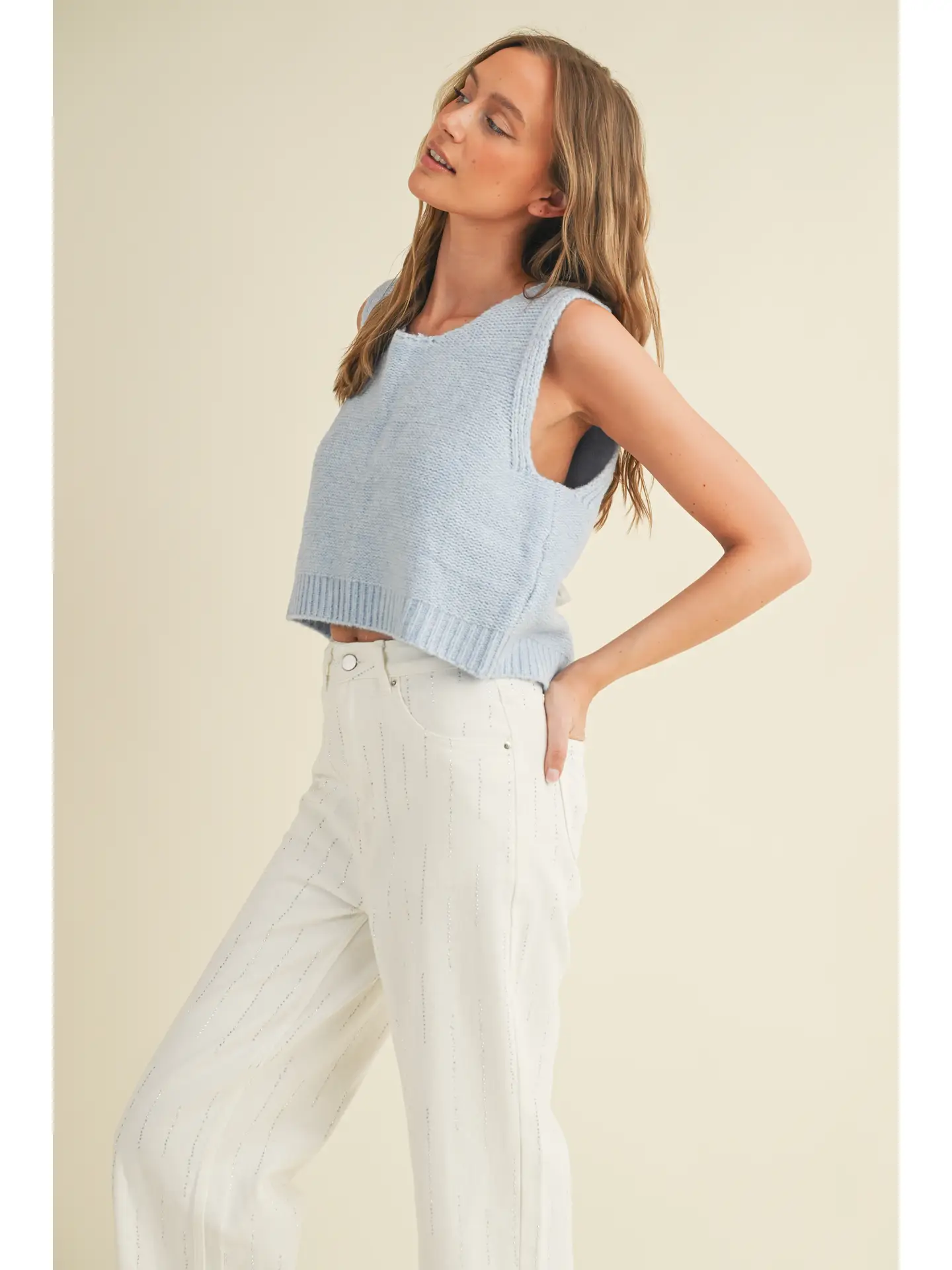 Remi Back Bow Tie Knit