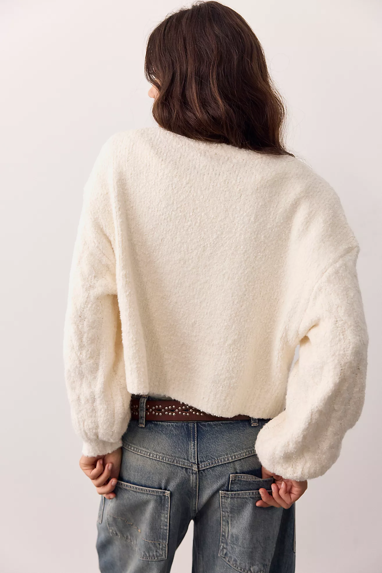 Thistle Cardi in Ivory