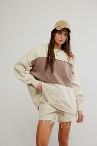 Strawberry Sweatshirt | Summer Sand Combo