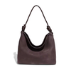 Chatham Began Suede Tote | Chocolate