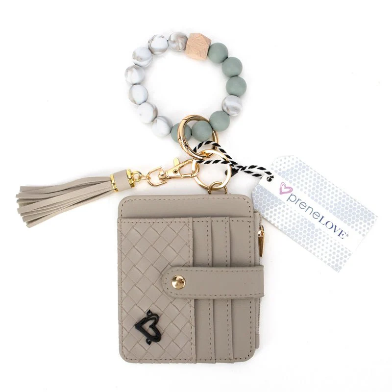 Calgary Bracelet Card Case in Khaki