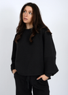 Lucina Ottoman Soft Knit Sweater | Black