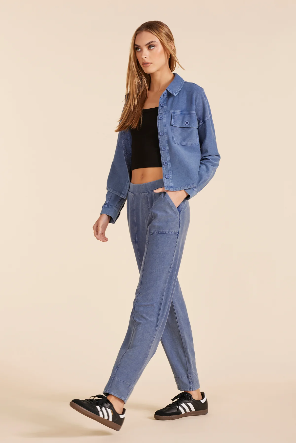 Patch Pocket Pant | Chambray