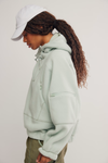Wild and Free Fleece Pullover in Green Tea