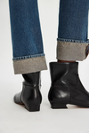Easy Does It Vegan Ankle Boot in Black