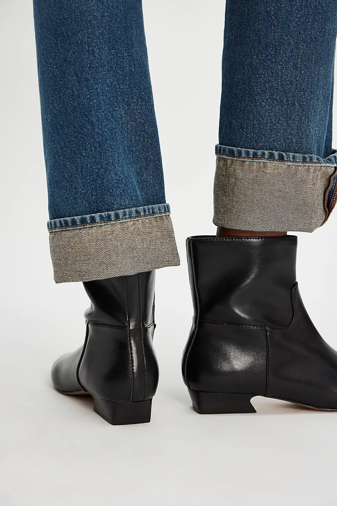 Easy Does It Vegan Ankle Boot in Black