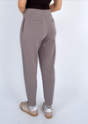 Julina Soft Knit Jogger in Taupe