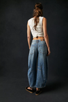 Good Luck Mid-Rise Barrel Jeans In Ultra Light Beam