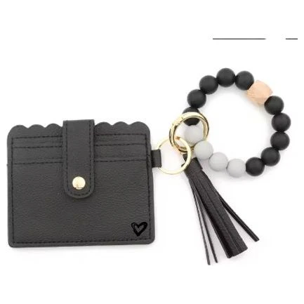 Calgary Bracelet Card Case In Black