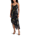 Aida Dress in Black Floral