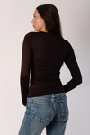 Hira Long Sleeve in Chocolate