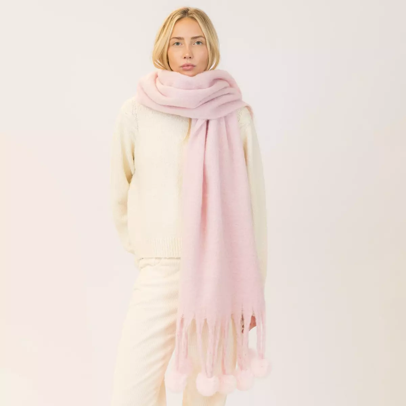 Pompom Scarf
