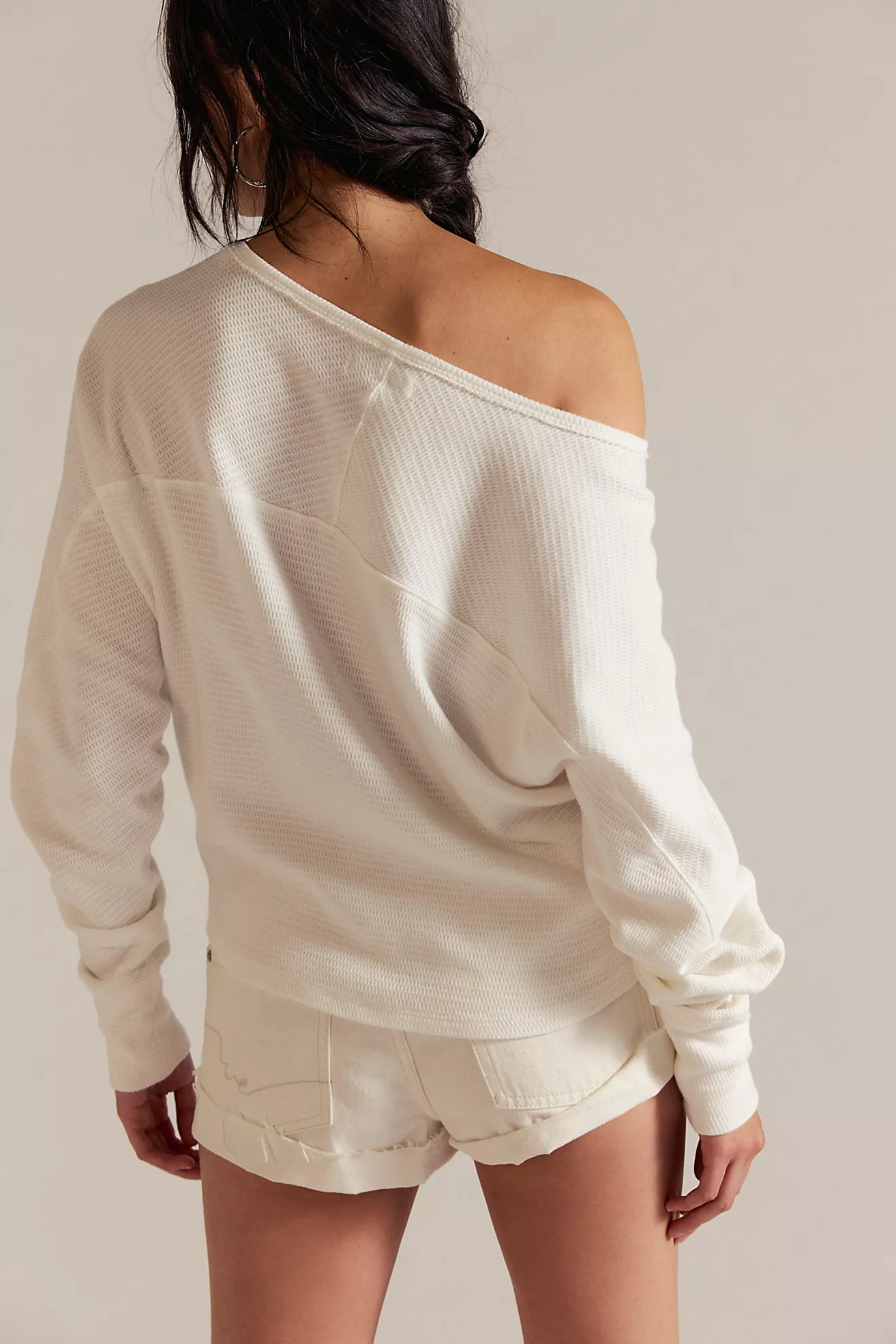 Jess Long Sleeve | Clean Ivory