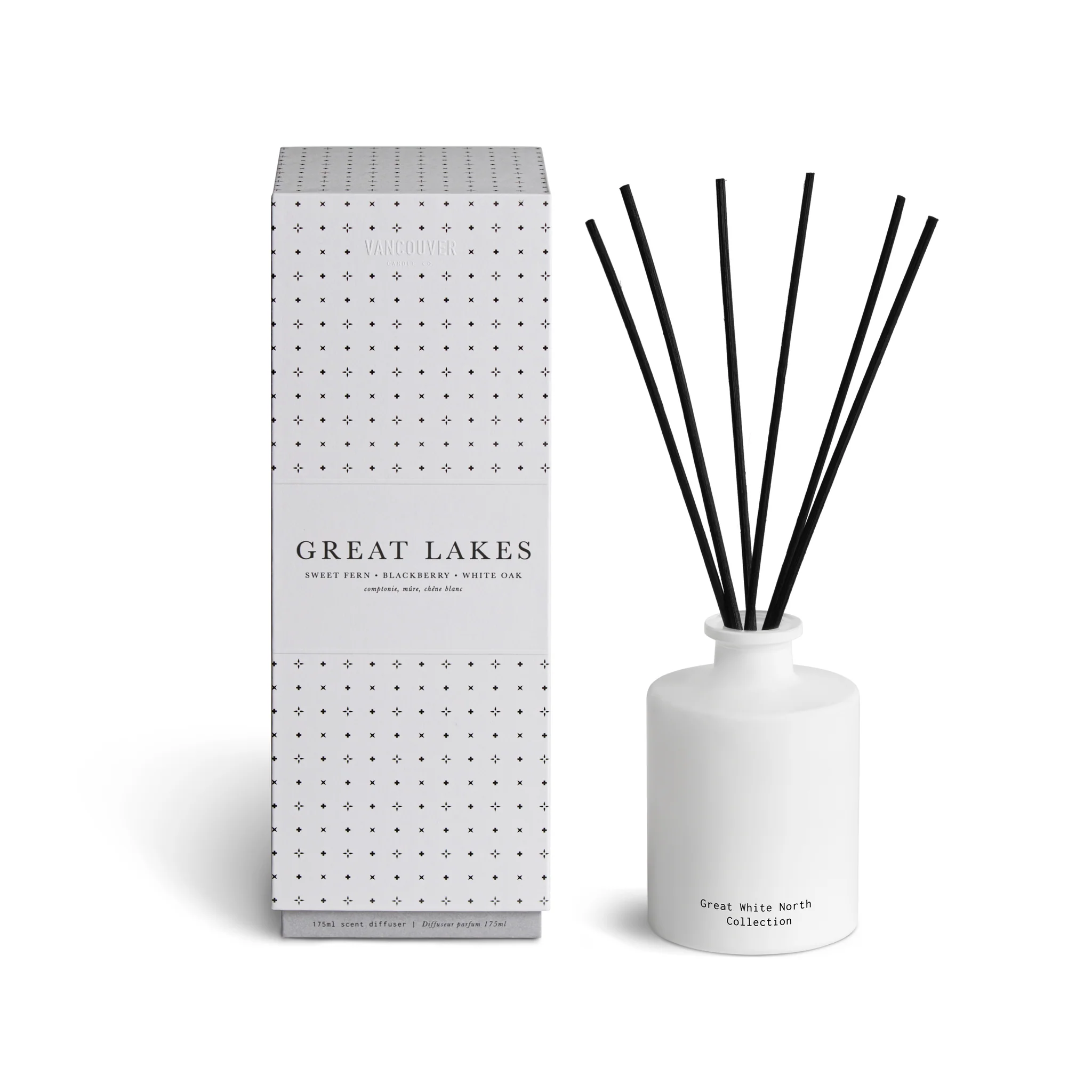 GREAT LAKES diffuser | sweet fern, blackberry, white oak 175ml