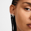 CASSIAN BOW EARRINGS | SILVER