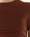 Palmer Dress in Chocolate