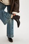 Easy Does It Vegan Ankle Boot in Chocolate