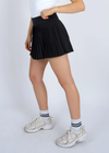 Yura Pleated Skirt in Black