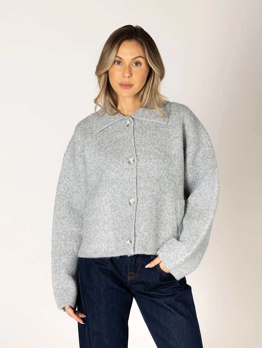 Jonah Collared jacket | Drizzle