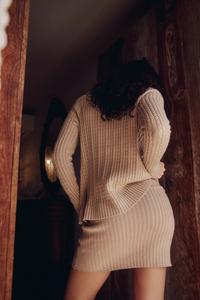 Eliza Mini Skirt Sweater Set