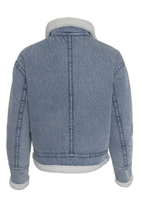 Beck Denim Sherpa Lined Jacket