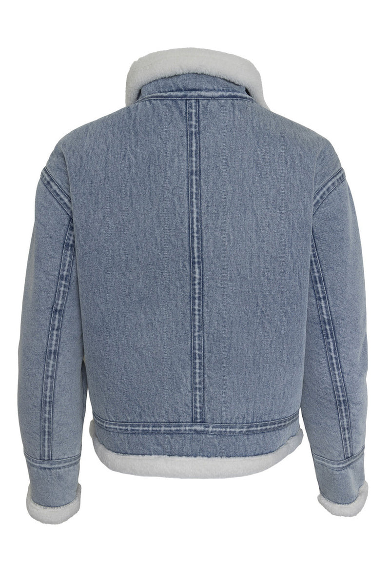 Beck Denim Sherpa Lined Jacket