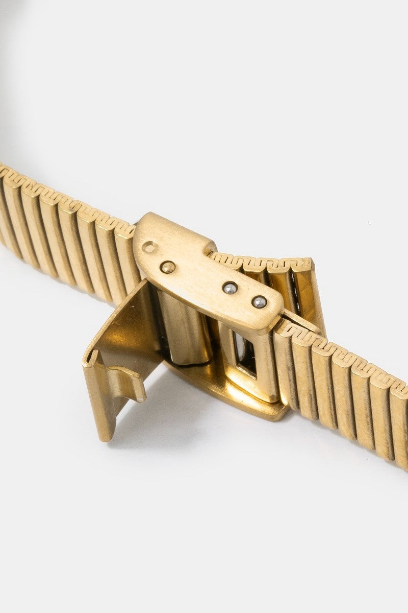 Rachel Vintage Oval Watch | Gold + Silver