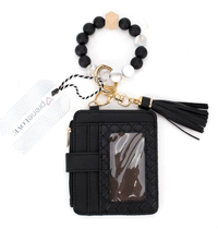 Calgary Bracelet Card Case in Black